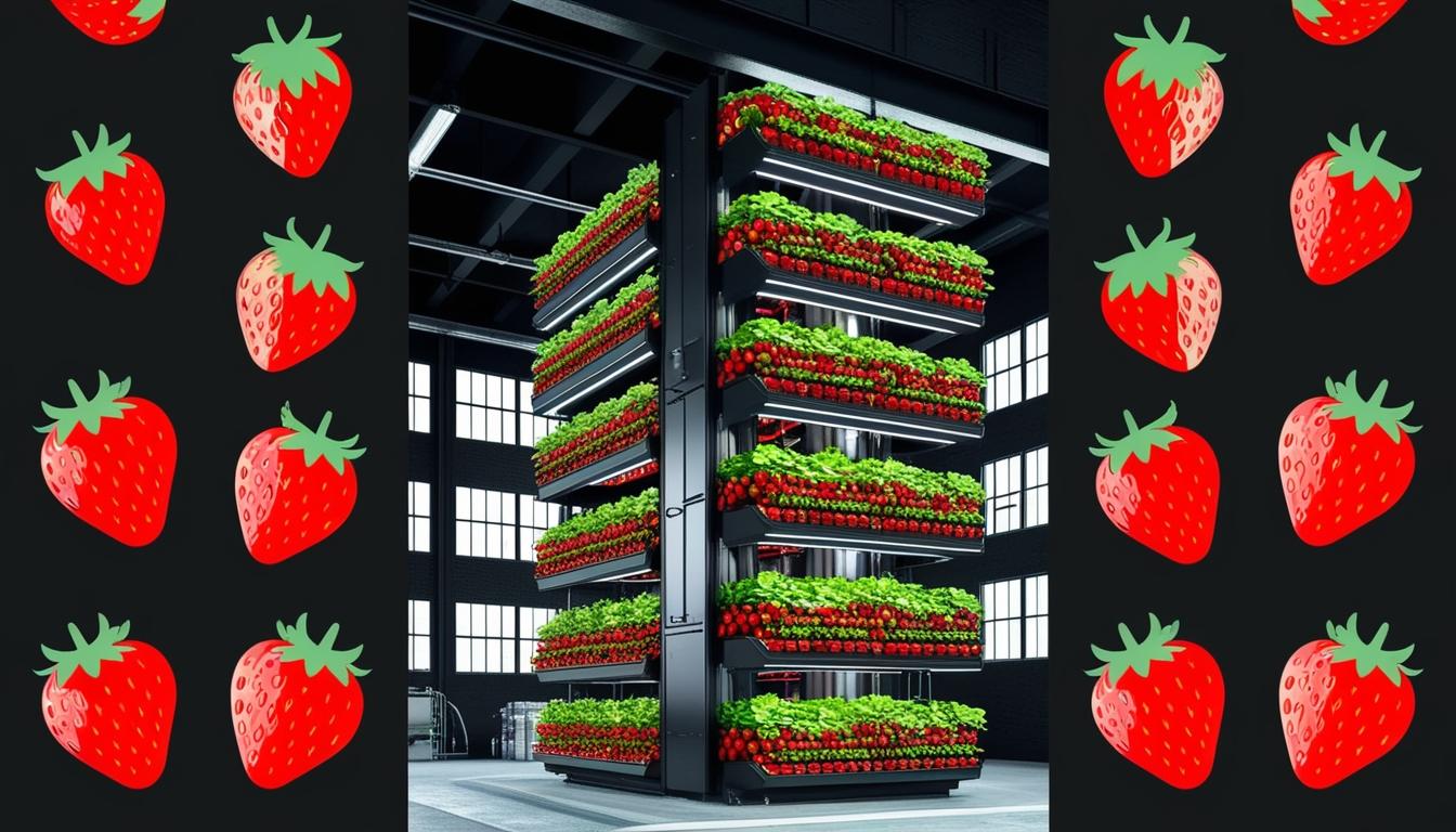 Montreal's Ferme Gush transforms a textile factory into a hydroponic strawberry farm