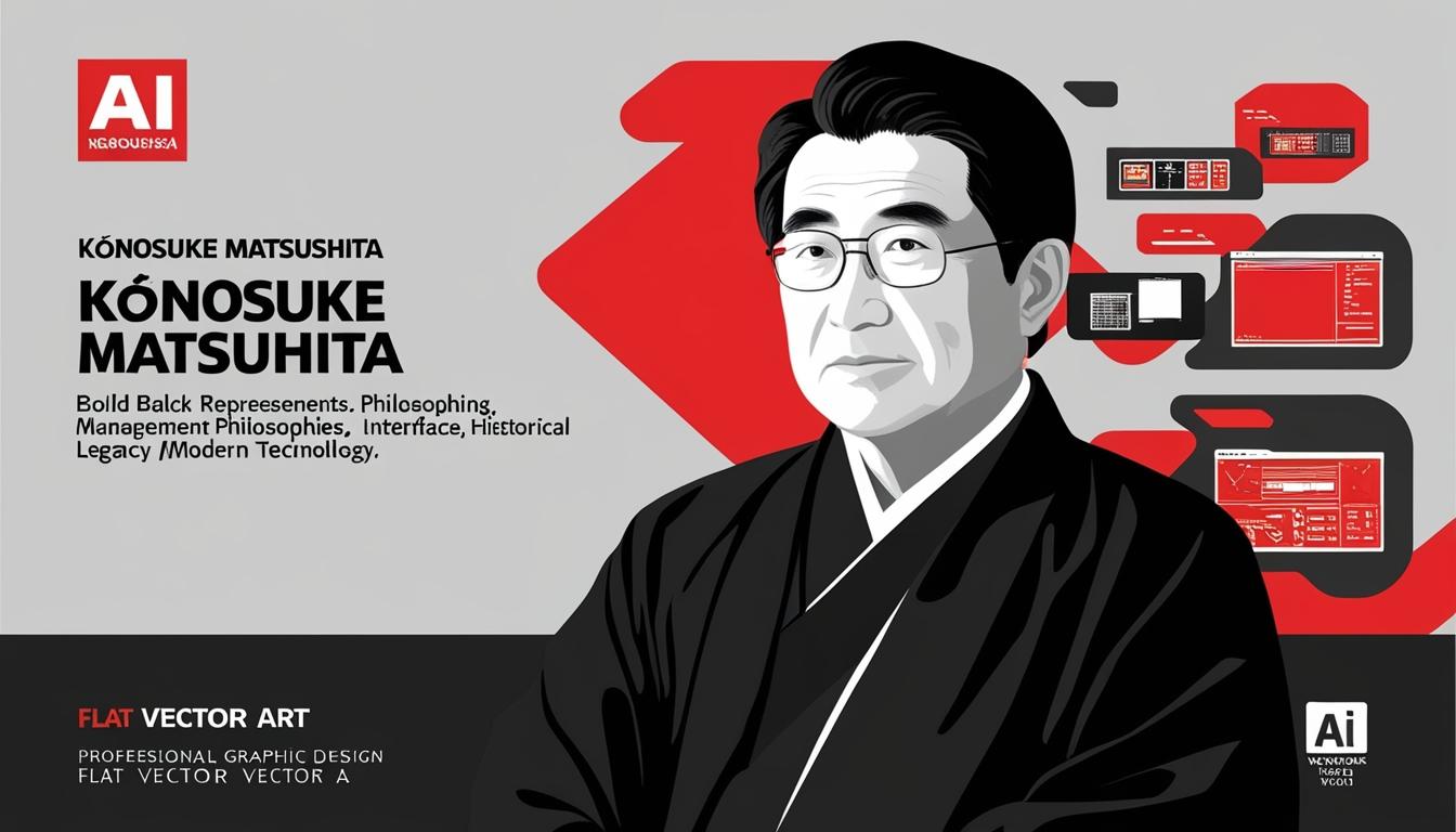 Panasonic launches AI representation of founder Kōnosuke Matsushita