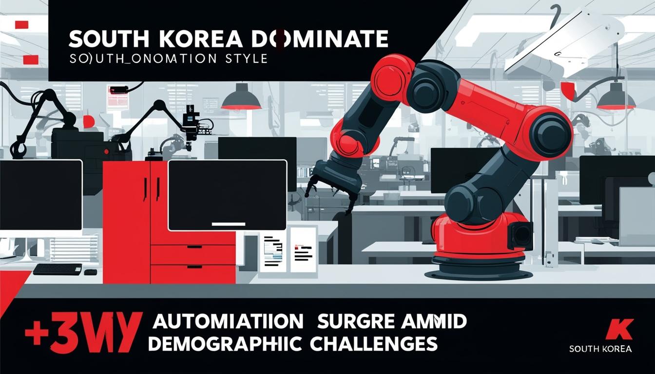 South Korea's workforce automation reaches new heights amid demographic crisis