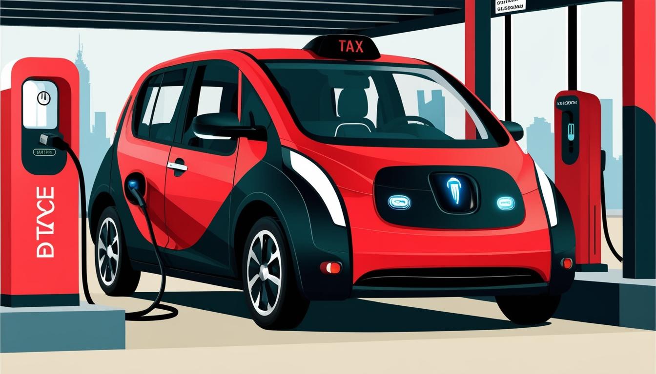 The rapid growth of the global electric vehicle taxi market