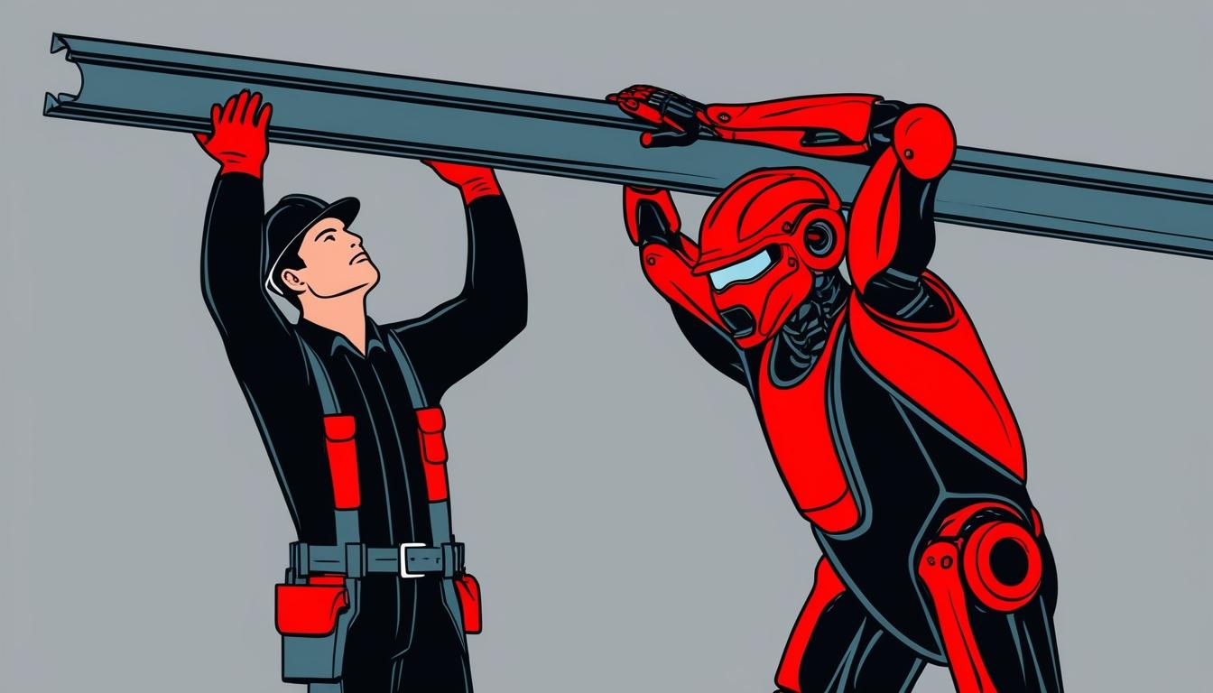 Artificial intelligence-driven exoskeletons reduce workplace fatigue and injuries