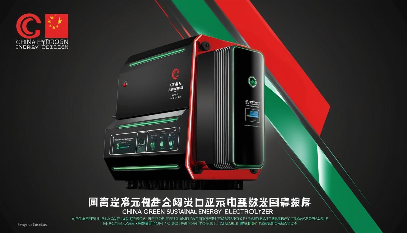 China accelerates green hydrogen production as part of energy strategy