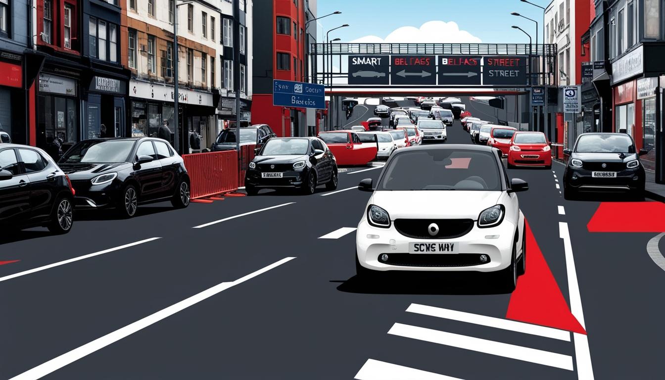 Belfast grapples with traffic congestion and the promise of smart car technology