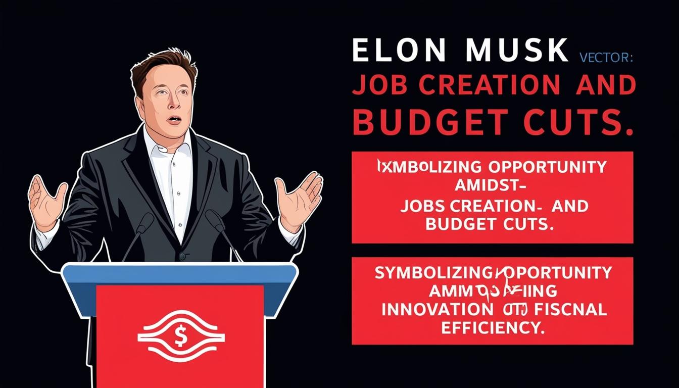 Elon Musk argues for resilient US job market amid D.O.G.E. budget cuts