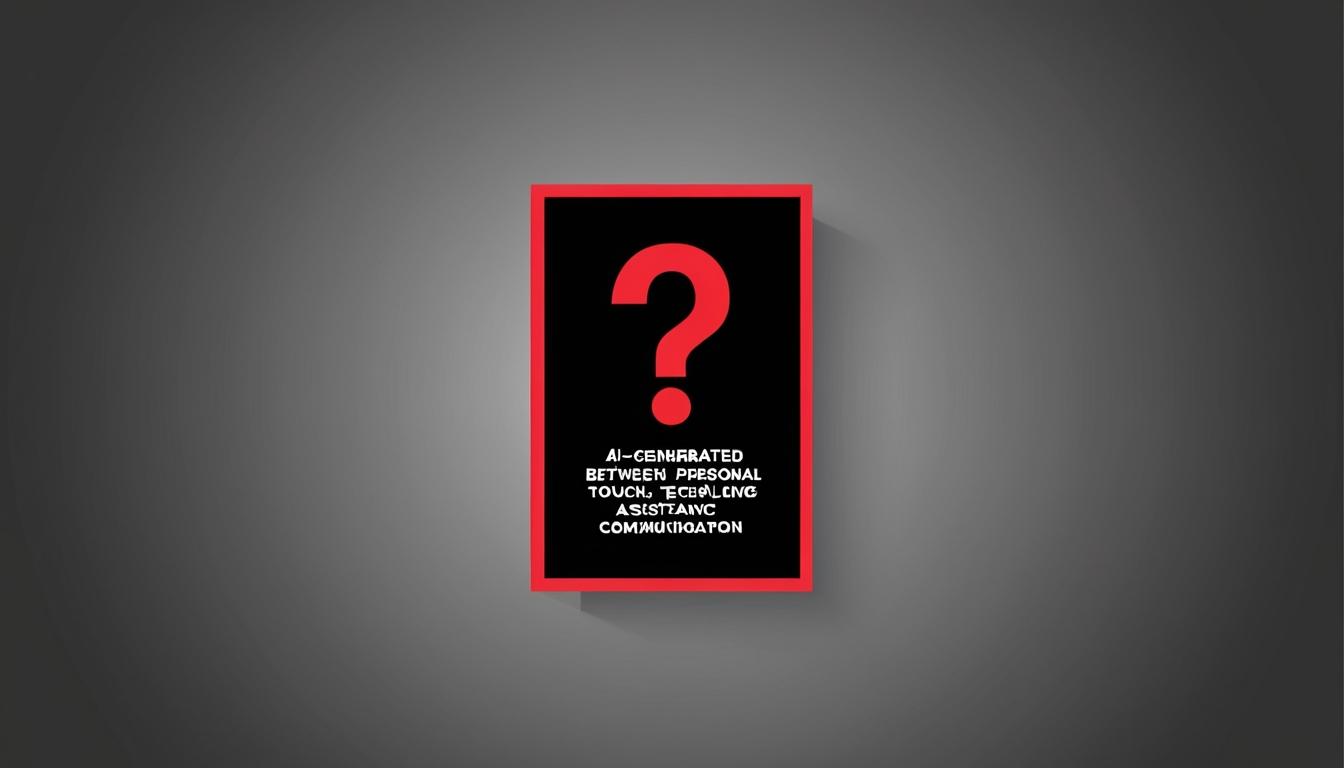 The evolving role of AI in personal communication sparks debate