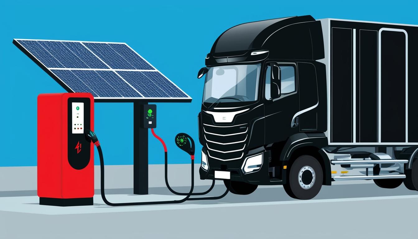 The rise of solar-powered microgrids in electric truck logistics