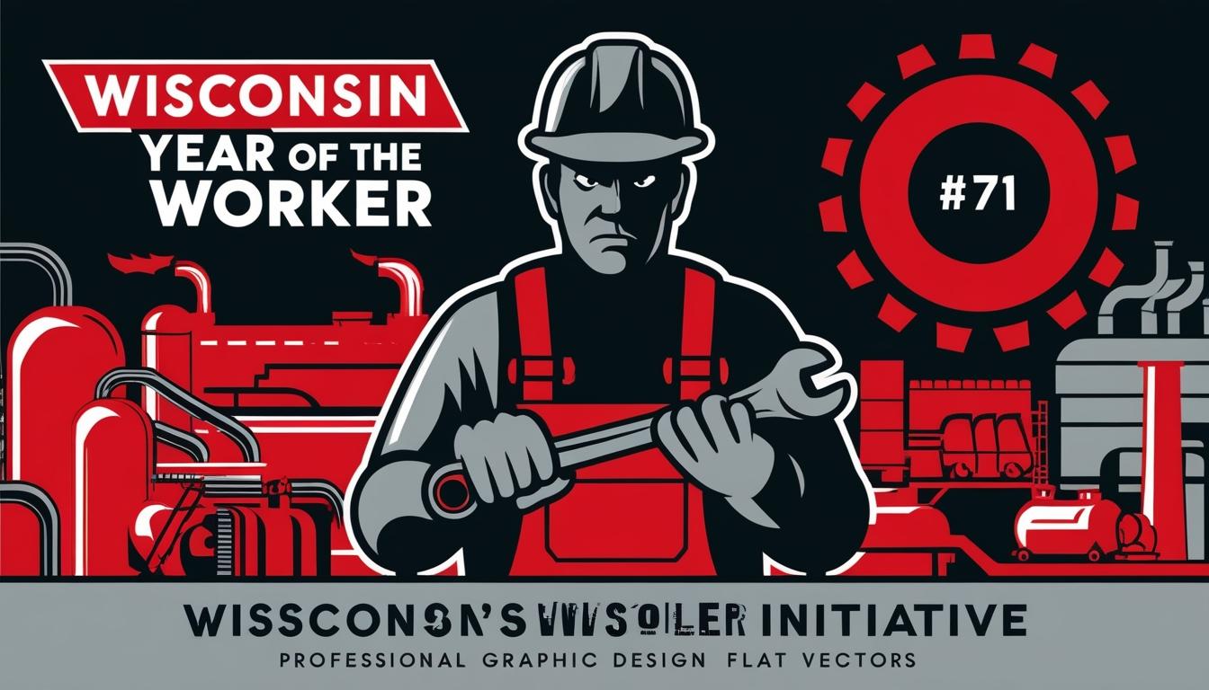 Wisconsin governor declares 2024 the year of the worker