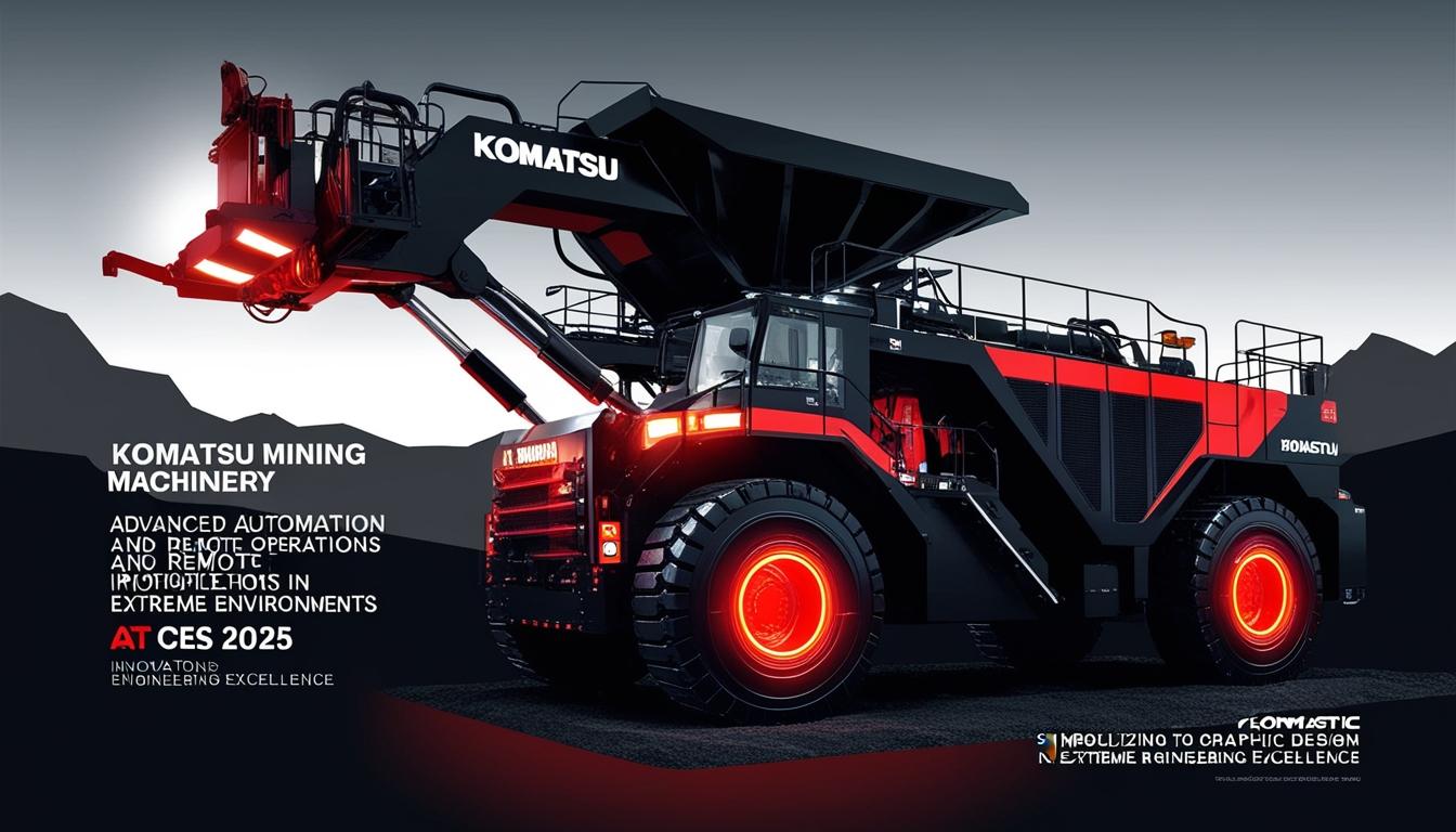 Komatsu to showcase innovative solutions at CES 2025