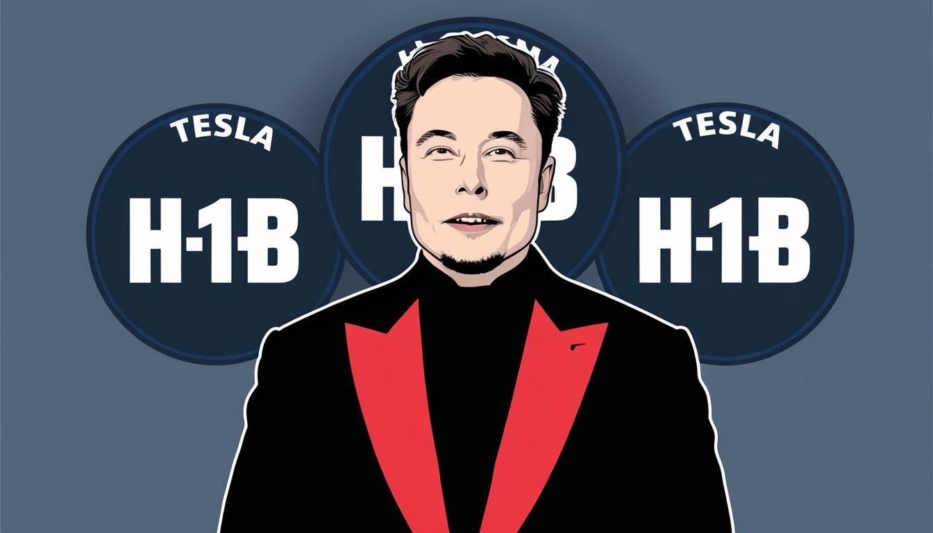 Tesla's hiring strategy shift raises H-1B visa concerns