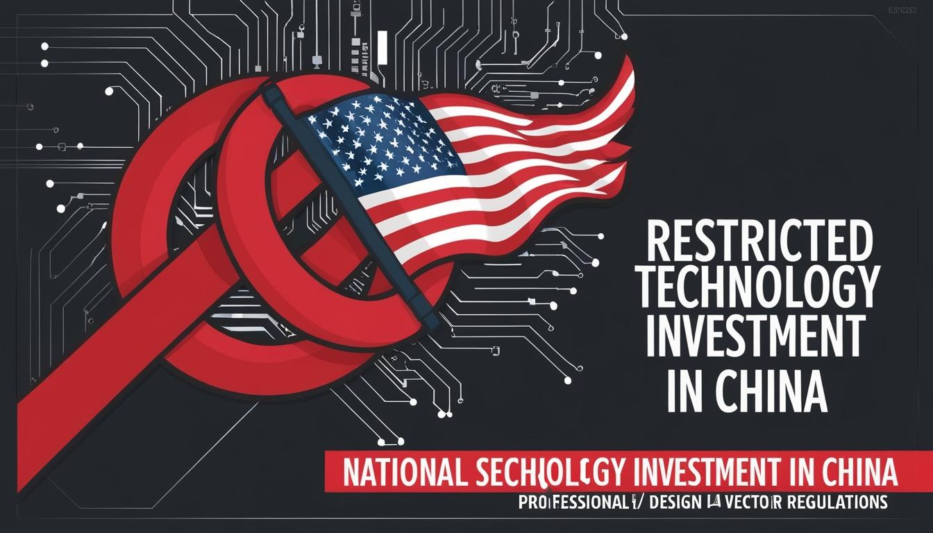 U.S. Treasury announces new rules on outbound investments in China