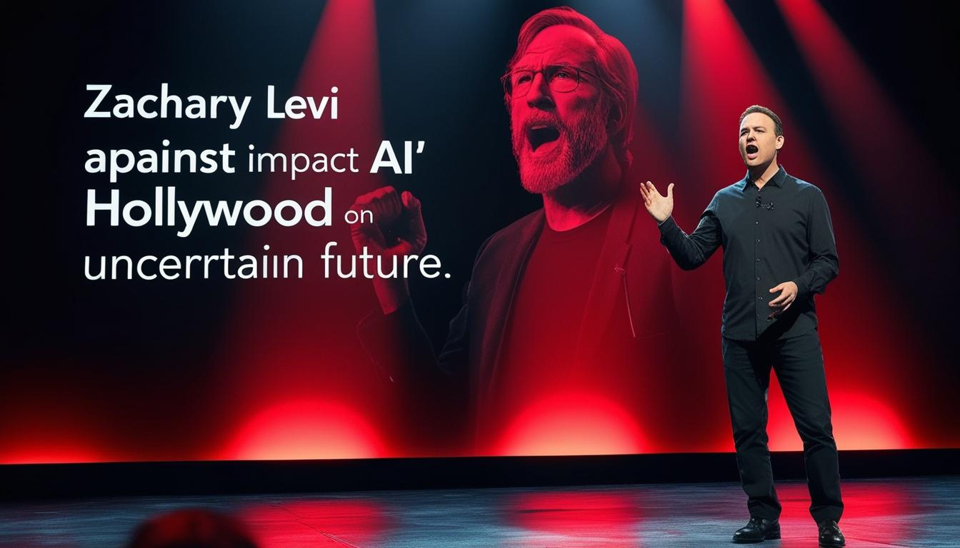Zachary Levi warns about the dangers of AI in entertainment