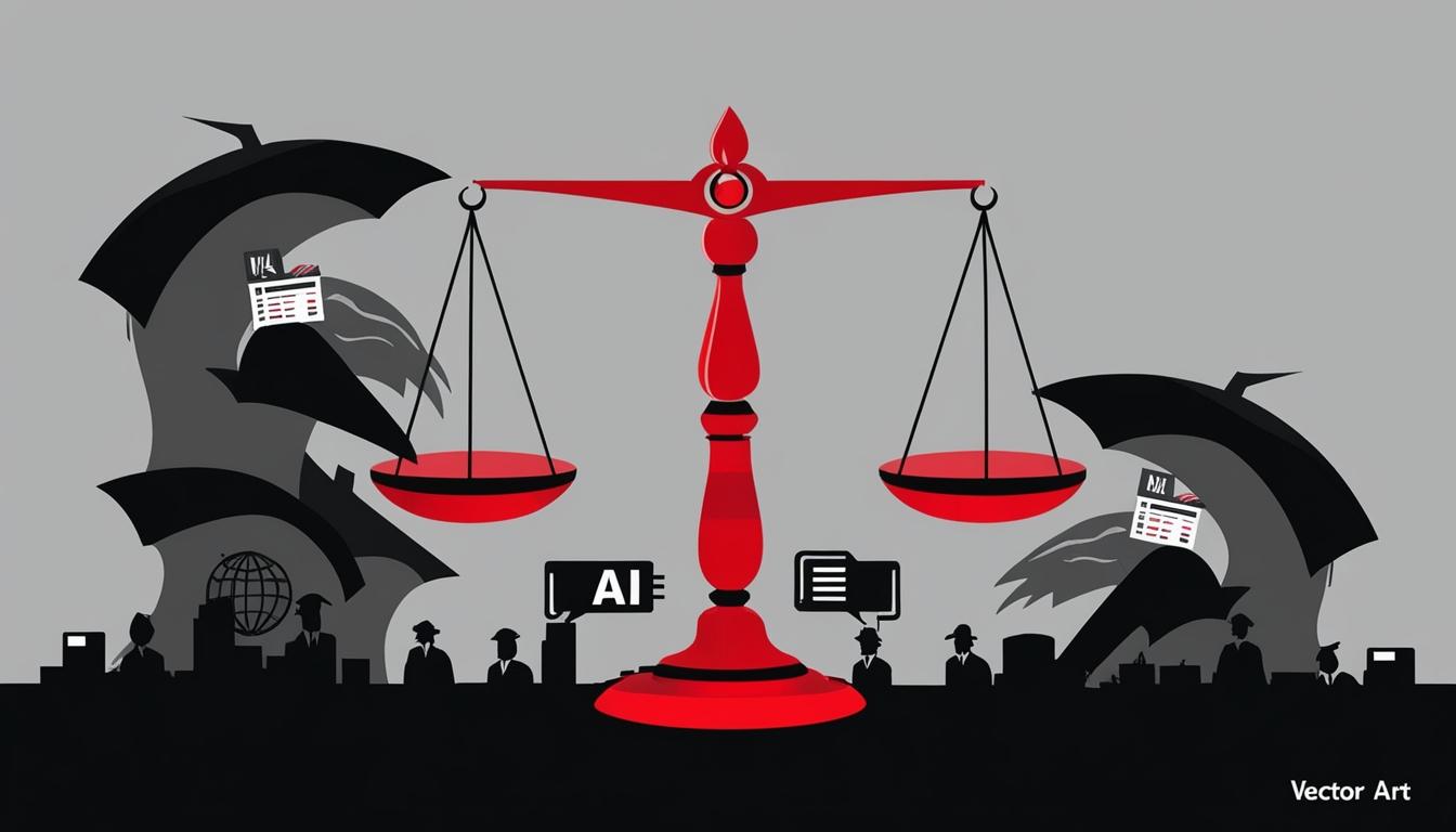 The complex interplay of finance, media, and AI in the judicial system