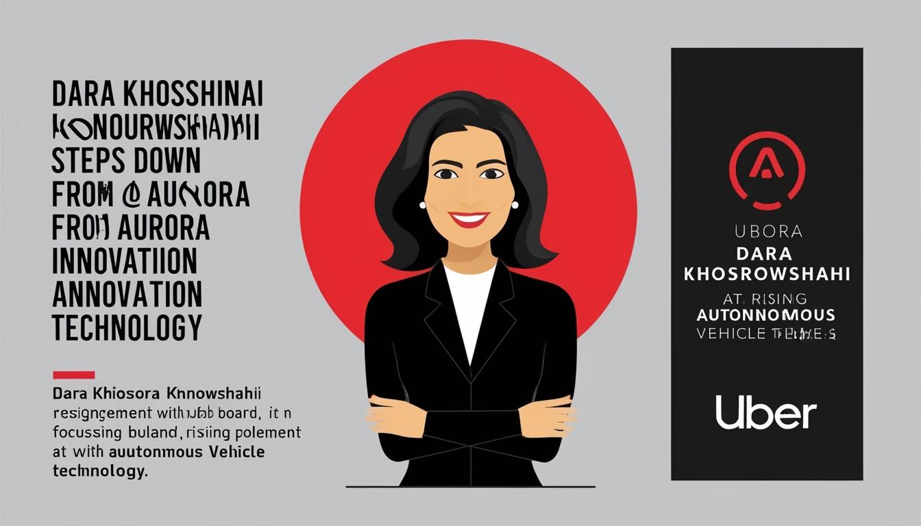 Uber CEO Dara Khosrowshahi resigns from Aurora Innovation board