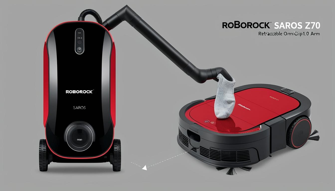 Roborock unveils groundbreaking Saros Z70 robotic vacuum at CES 2025