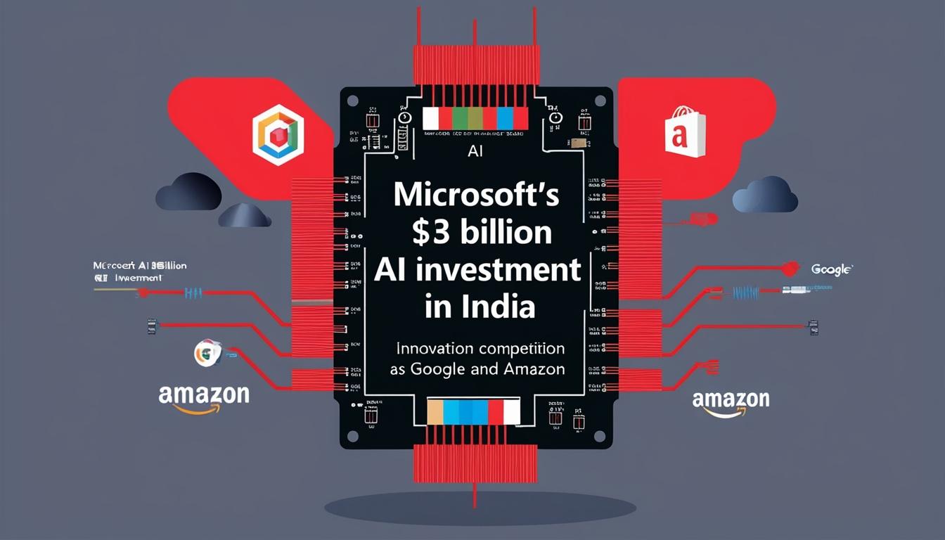 Microsoft announces major AI partnerships in India with $3 billion investment