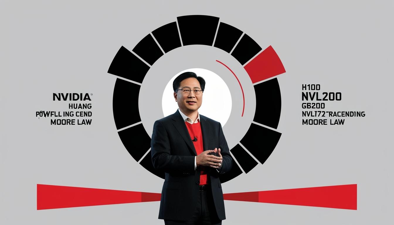 Nvidia claims AI chips are surpassing Moore's Law advancements