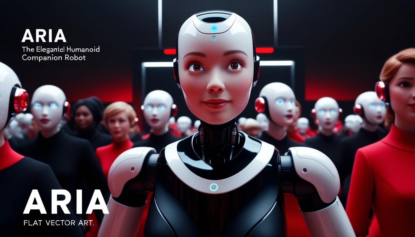 Realbotix unveils humanoid robot ARIA at technology convention