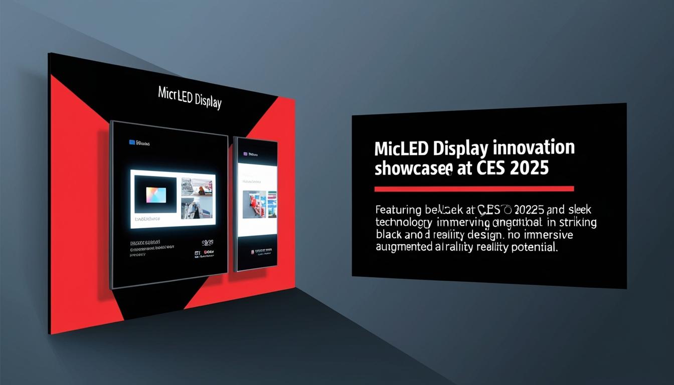 Aledia unveils revolutionary microLED technology at CES 2025