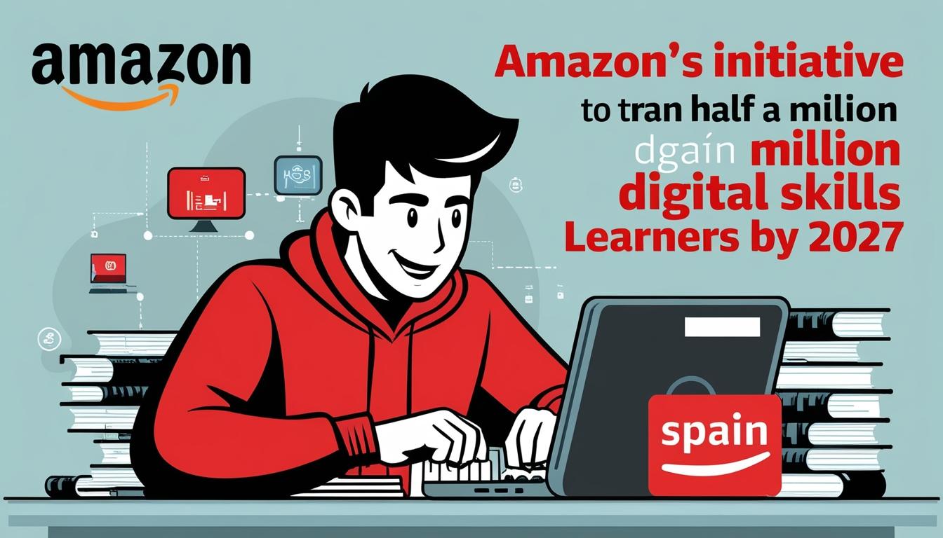 Amazon pledges to train half a million students in digital skills by 2027