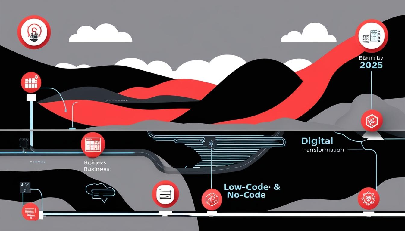 Business technology transformation expected by 2025 with low-code and no-code platforms