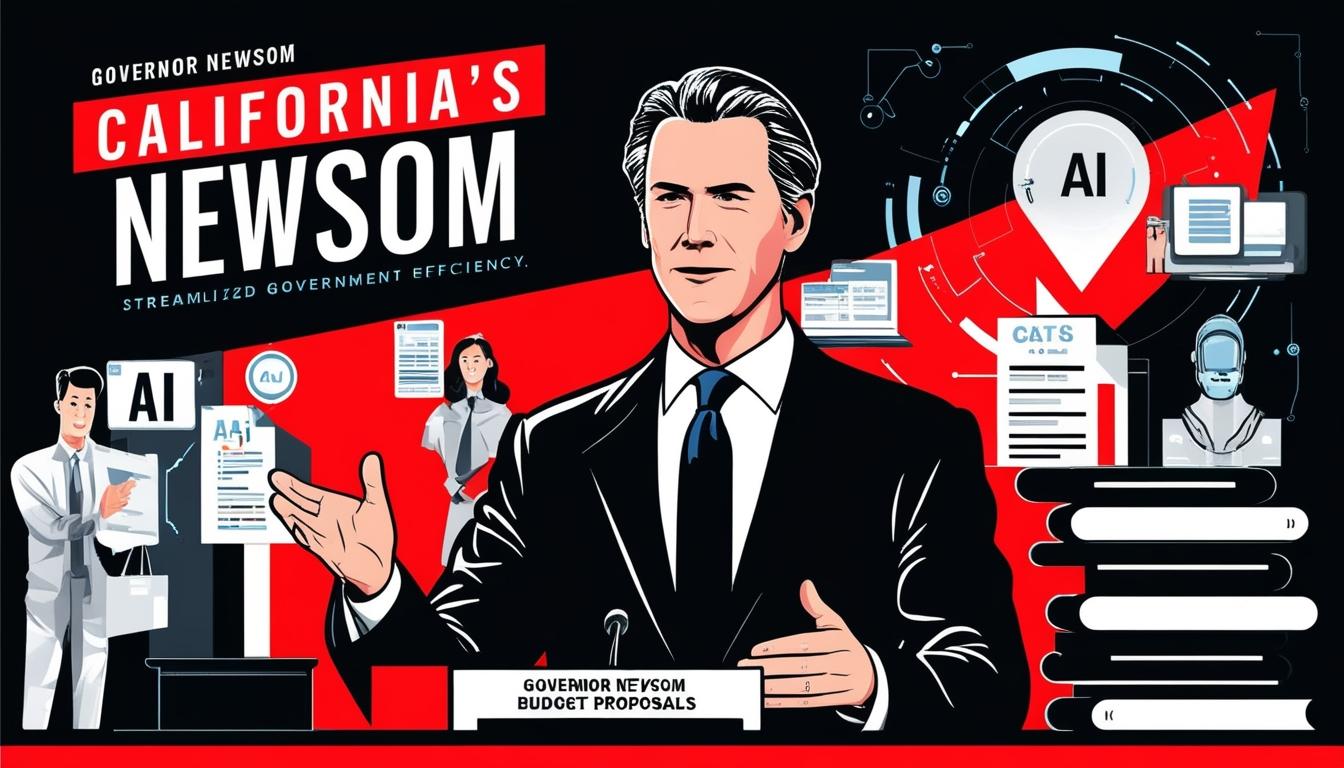California governor announces balanced budget and job cuts for fiscal year 2025-26