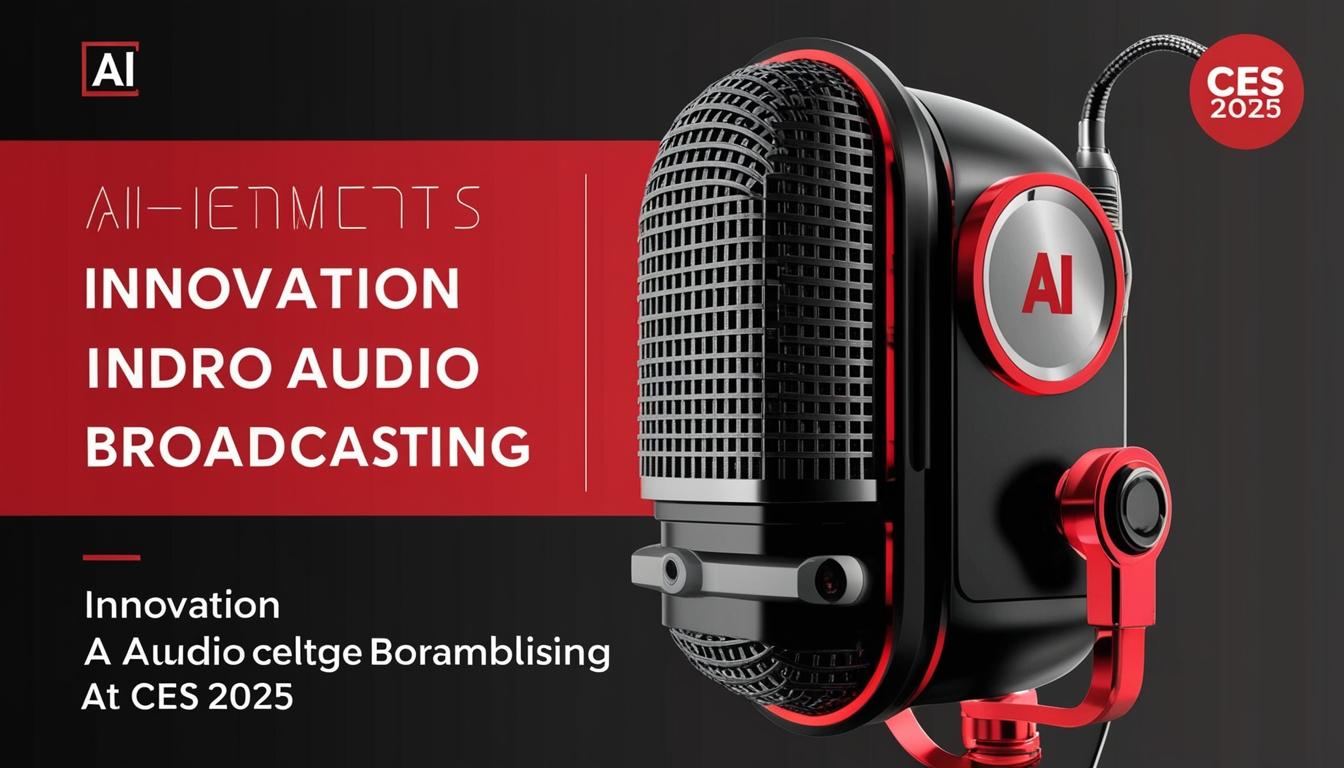 CES 2025 to showcase AI innovations in audio broadcasting