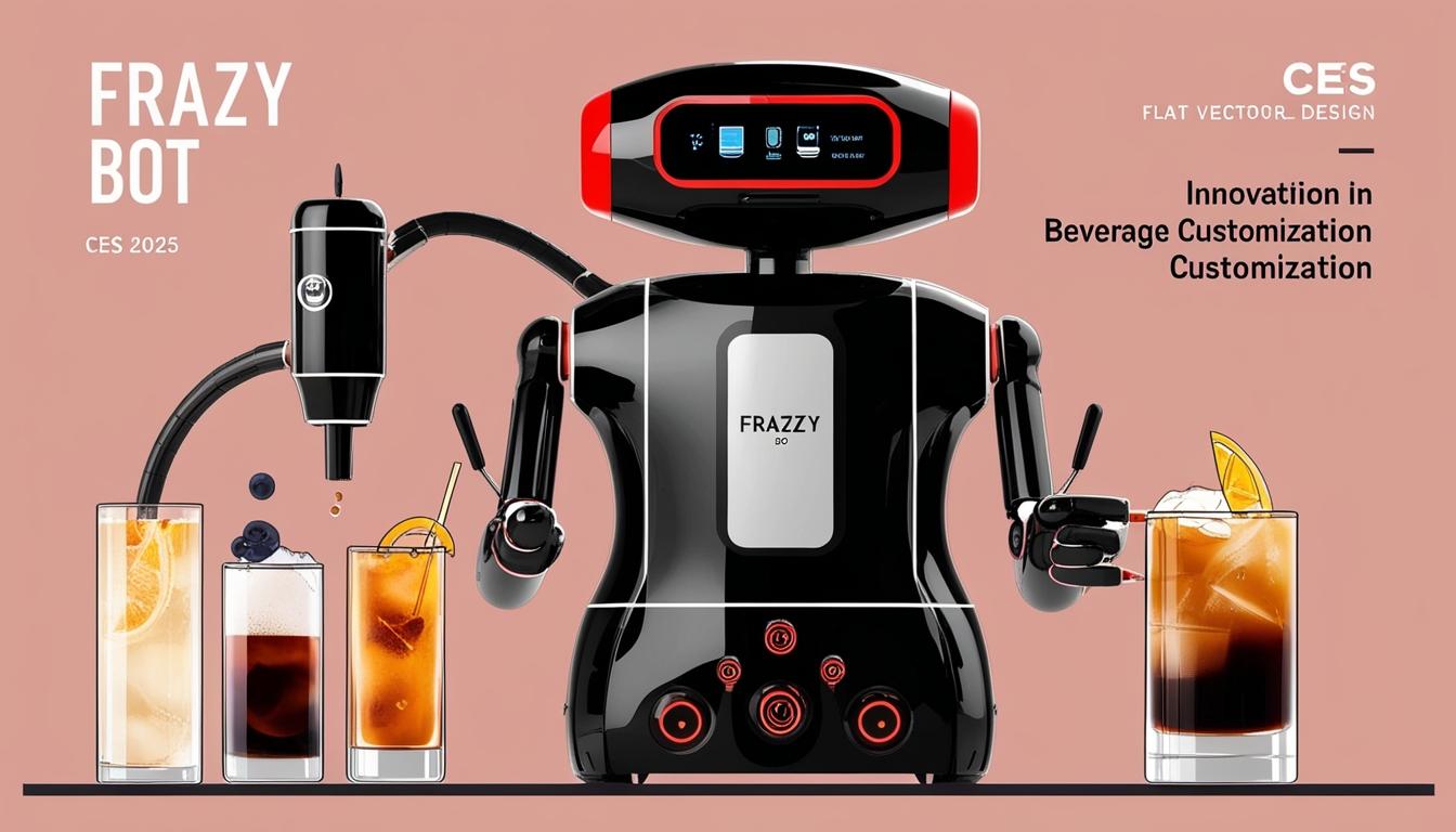 Frazy Bot showcases AI-powered beverage automation at CES 2025