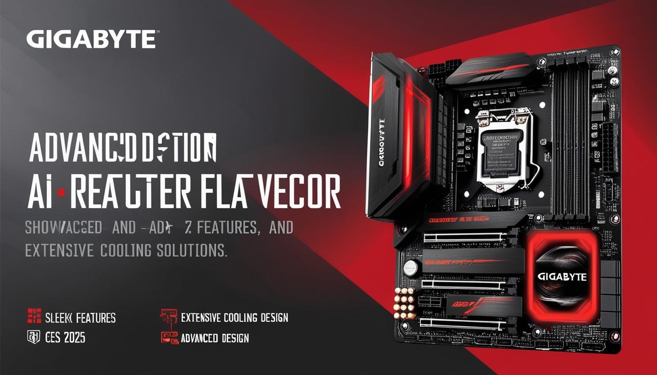 GIGABYTE unveils innovative B800 series motherboards at CES 2025