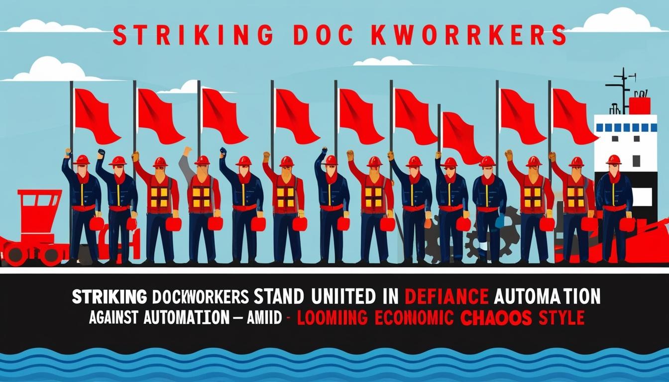 Longshoremen threaten strike over automation fears