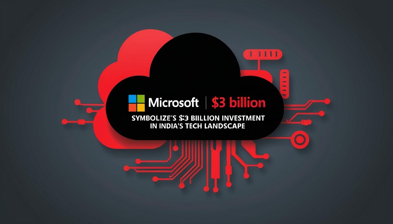 Microsoft invests $3 billion in India's AI and cloud computing sector