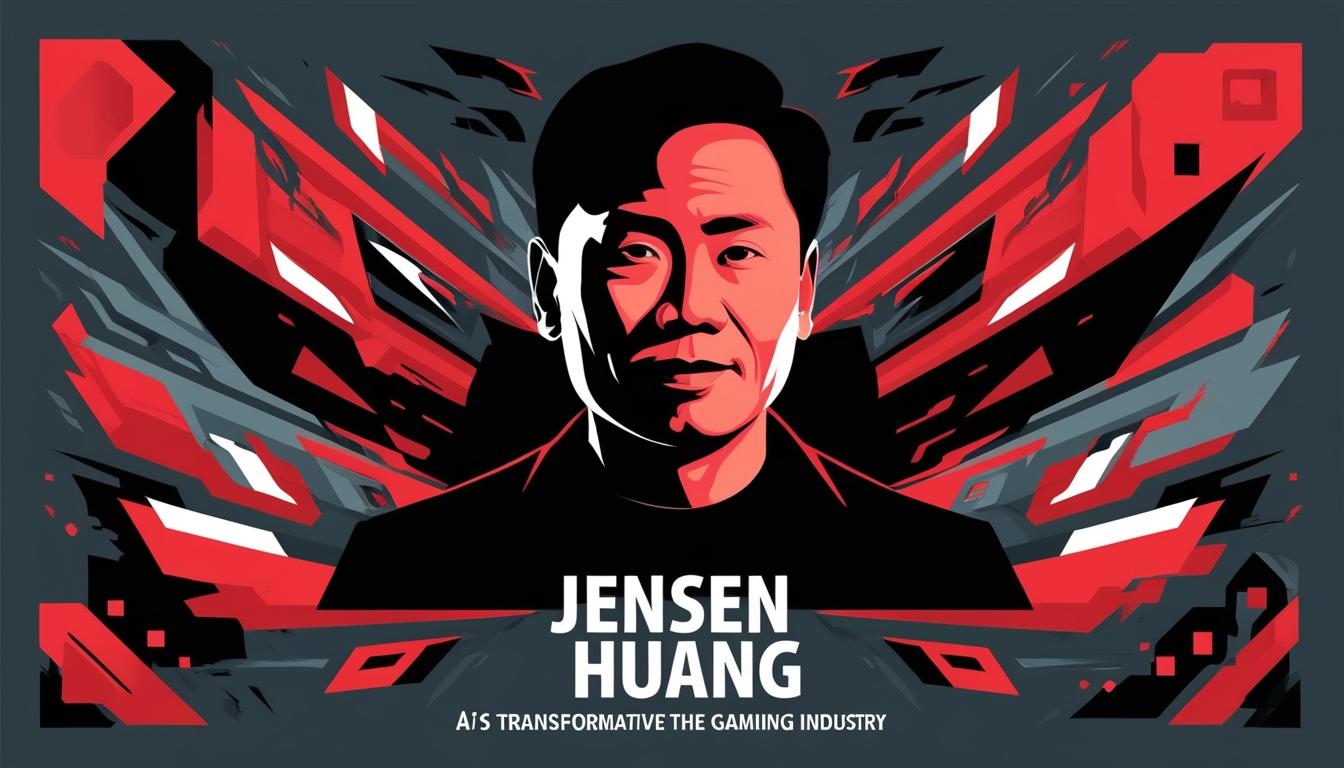 Nvidia CEO Jensen Huang expresses support for Trump administration while discussing AI's impact on gaming