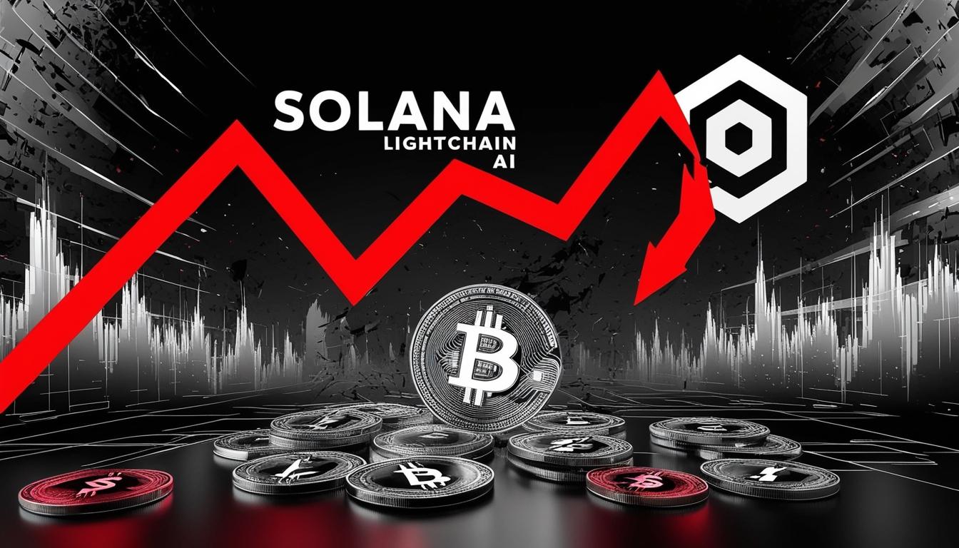 Solana faces major downturn while Lightchain AI thrives in the crypto market
