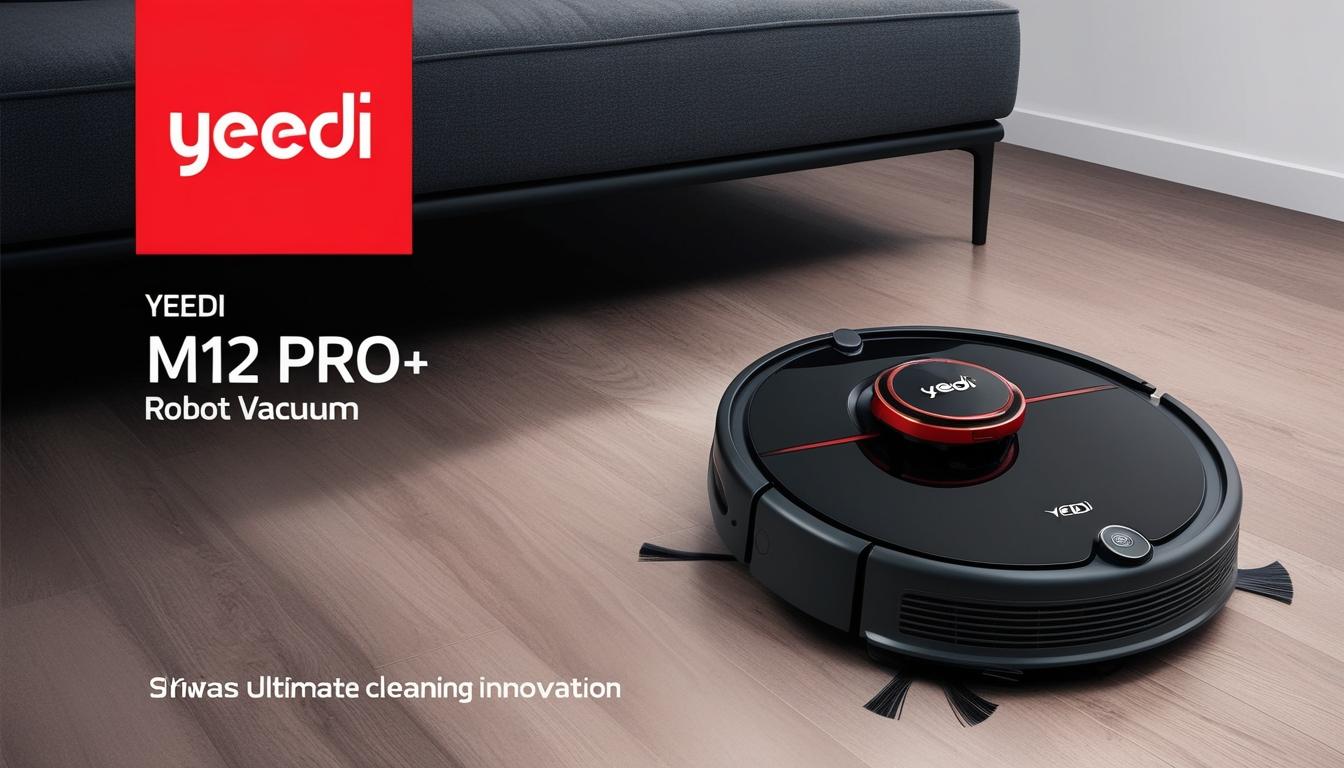 Yeedi M12 PRO+ robot vacuum and mop sees major price cut for Black Friday