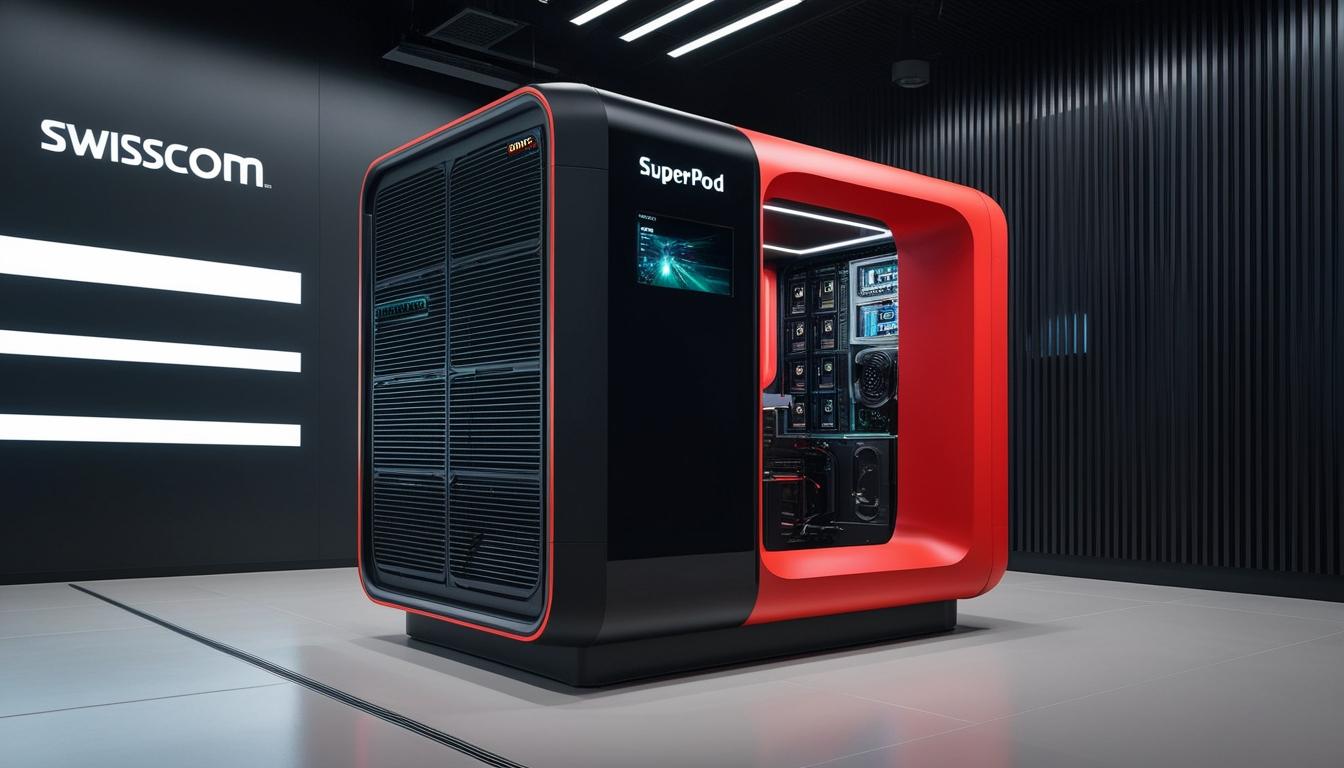 Swisscom launches Switzerland's first NVIDIA SuperPOD system for AI automation