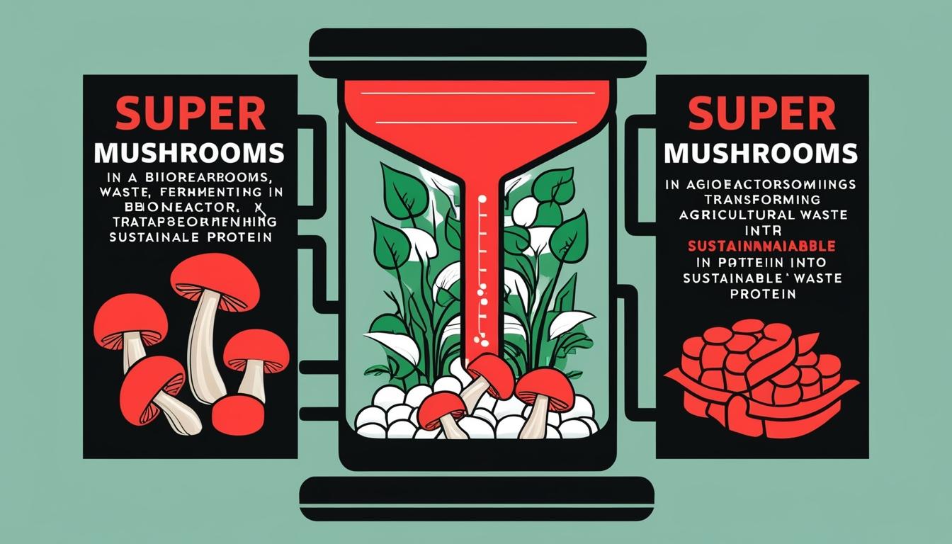 Researchers explore super mushrooms as sustainable protein source