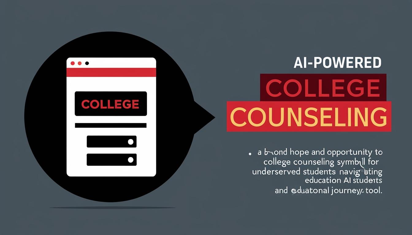 AI-powered tool aims to support underserved students in college applications