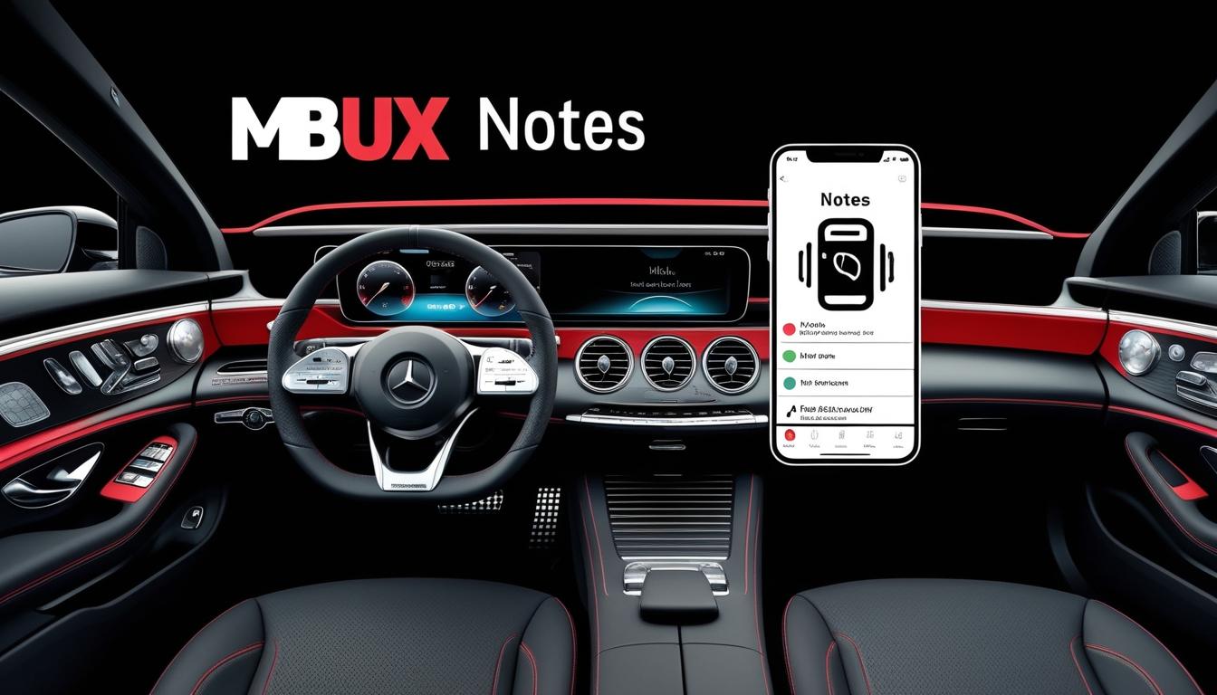 Mercedes-Benz launches MBUX Notes app with generative AI for in-car note-taking