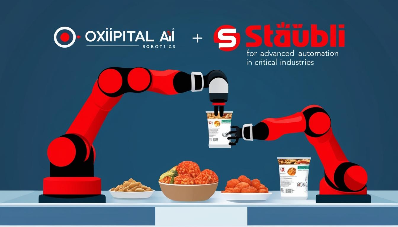 Oxipital AI partners with Stäubli Robotics to advance automation in food processing