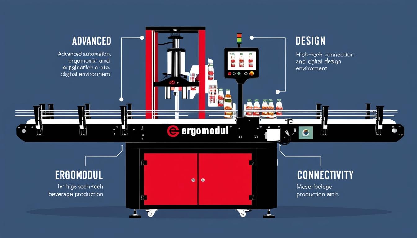 Krones unveils the Ergomodul labelling machine for beverage producers