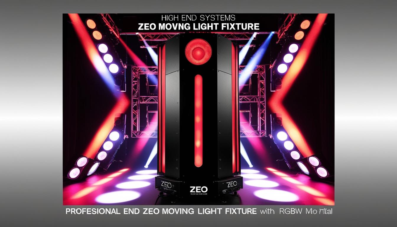 ETC launches the High End Systems Zeo: a versatile lighting solution for live performances