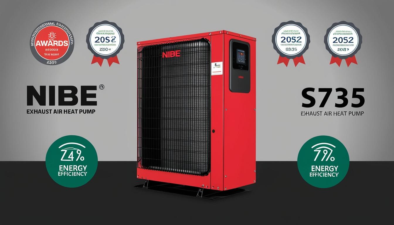 NIBE's S735 heat pump awarded Domestic Energy Saving Product of the Year