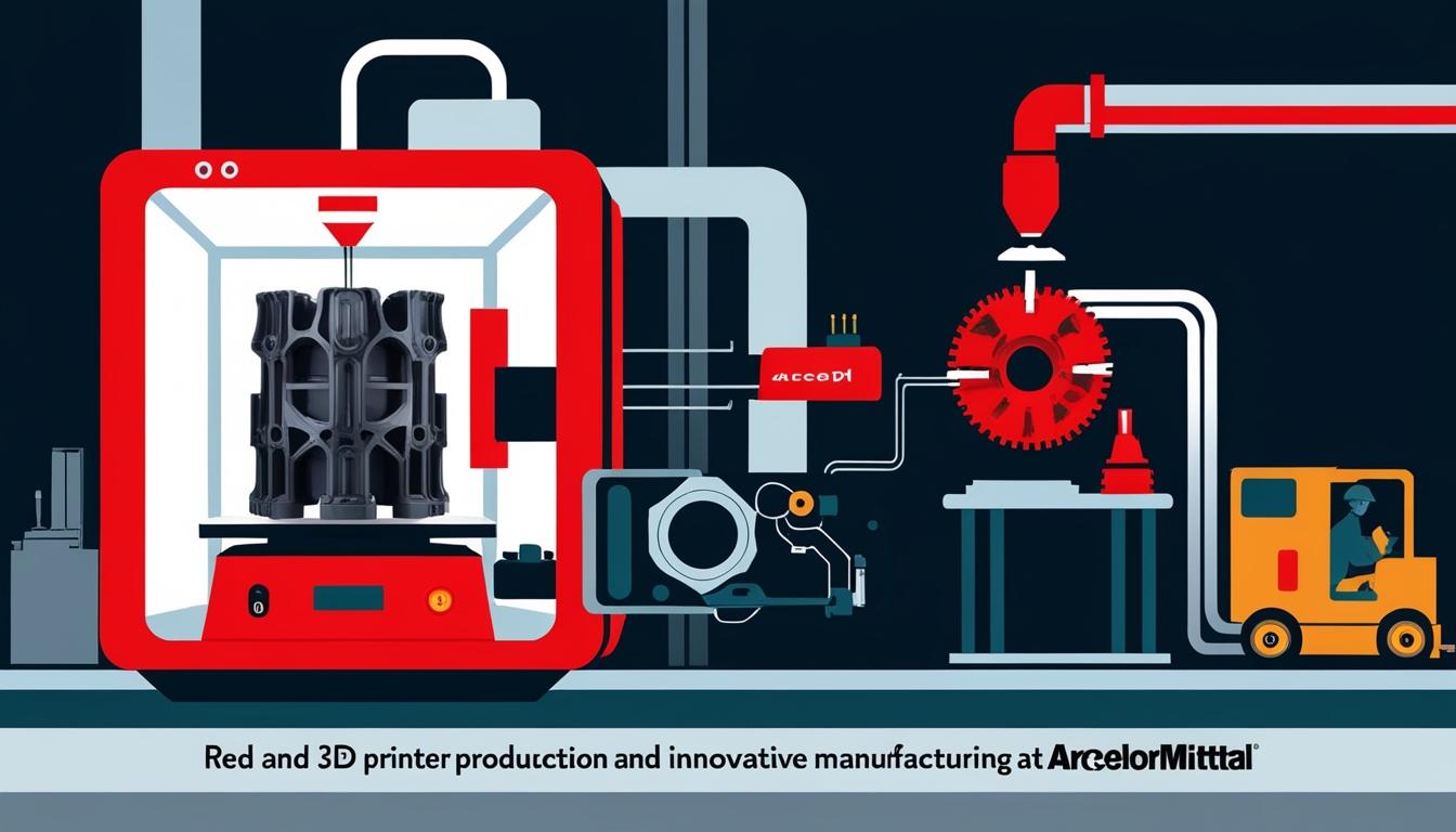 ArcelorMittal enhances manufacturing with advanced 3D printing technology