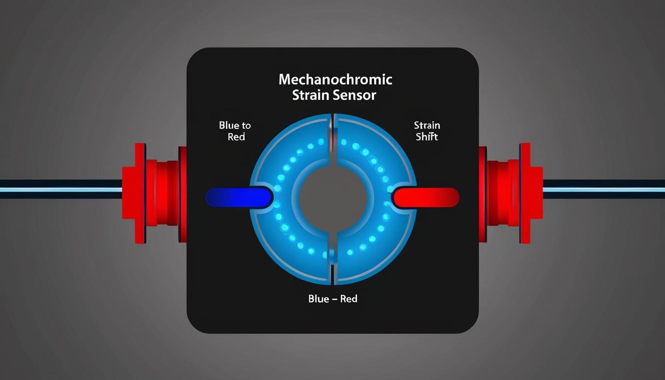 Innovative mechanochromic strain sensor set to transform health monitoring and structural safety