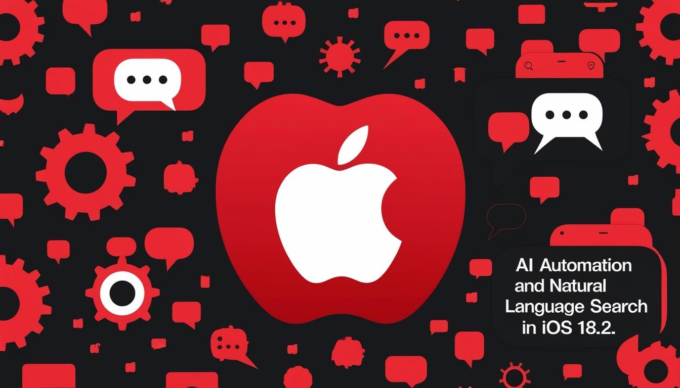 Apple enhances automation with iOS 18.2 and natural language search