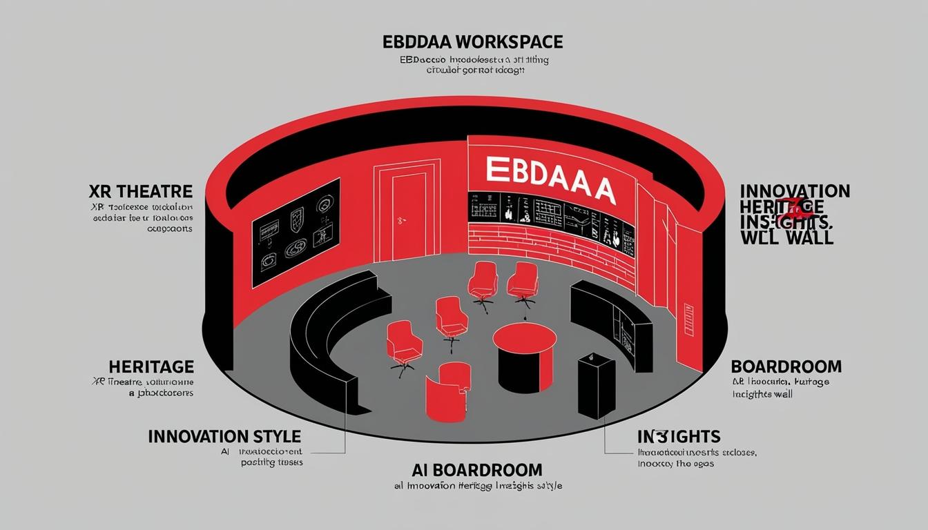 The transformation of Emirates Pavilion into workspace Ebdaa showcases innovative technologies