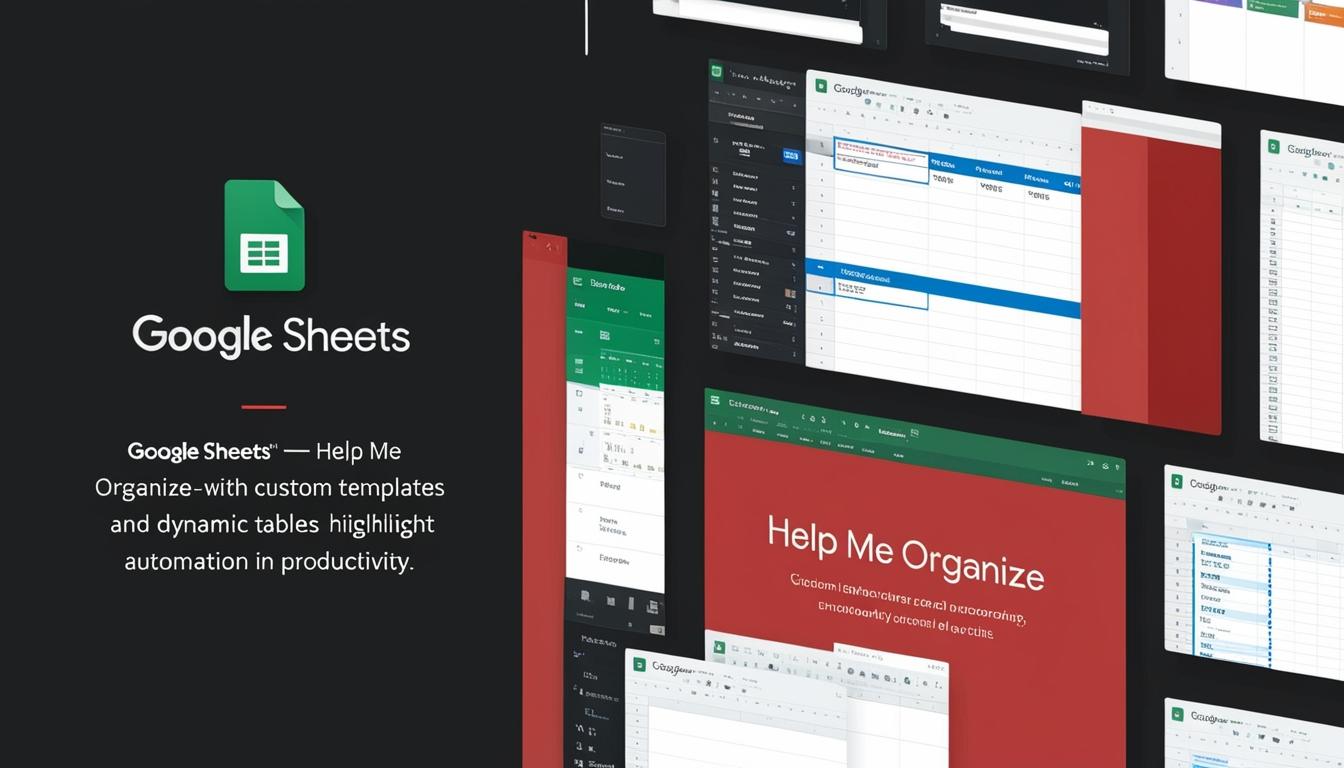 Google Sheets introduces Help Me Organize tool to boost productivity