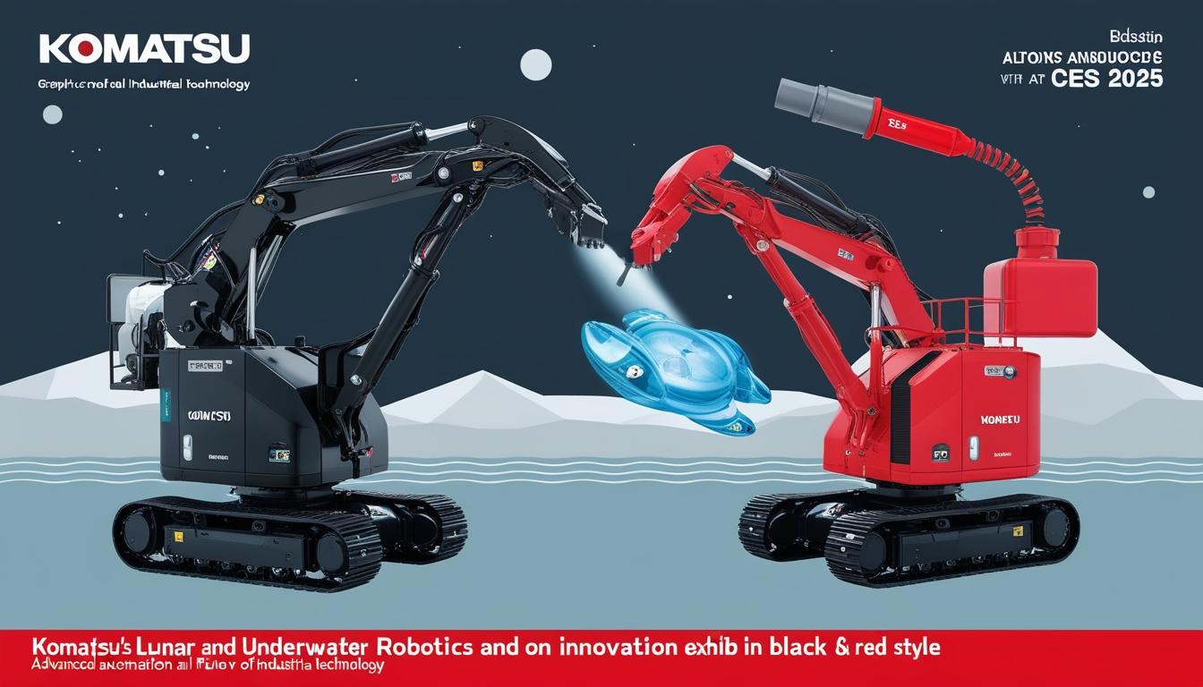 Komatsu showcases innovative technologies at CES 2025