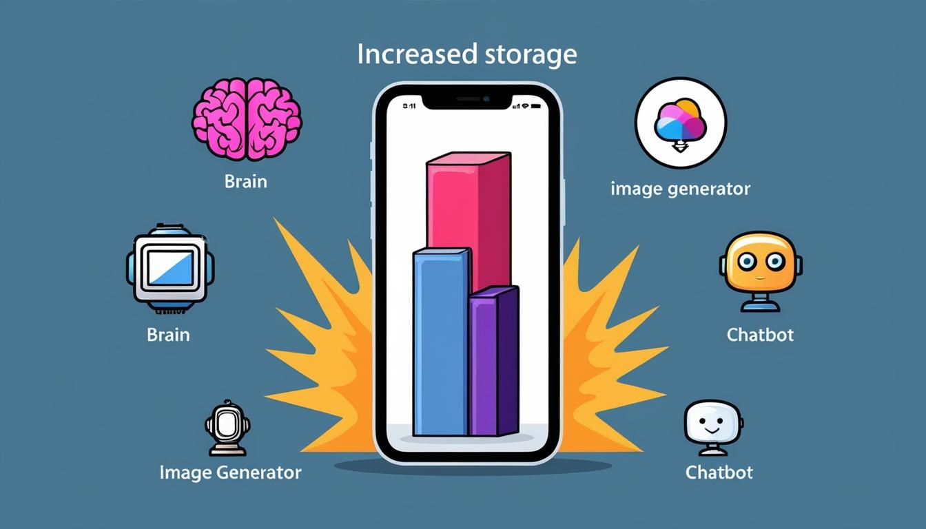 Apple's generative AI advancements increase storage requirements