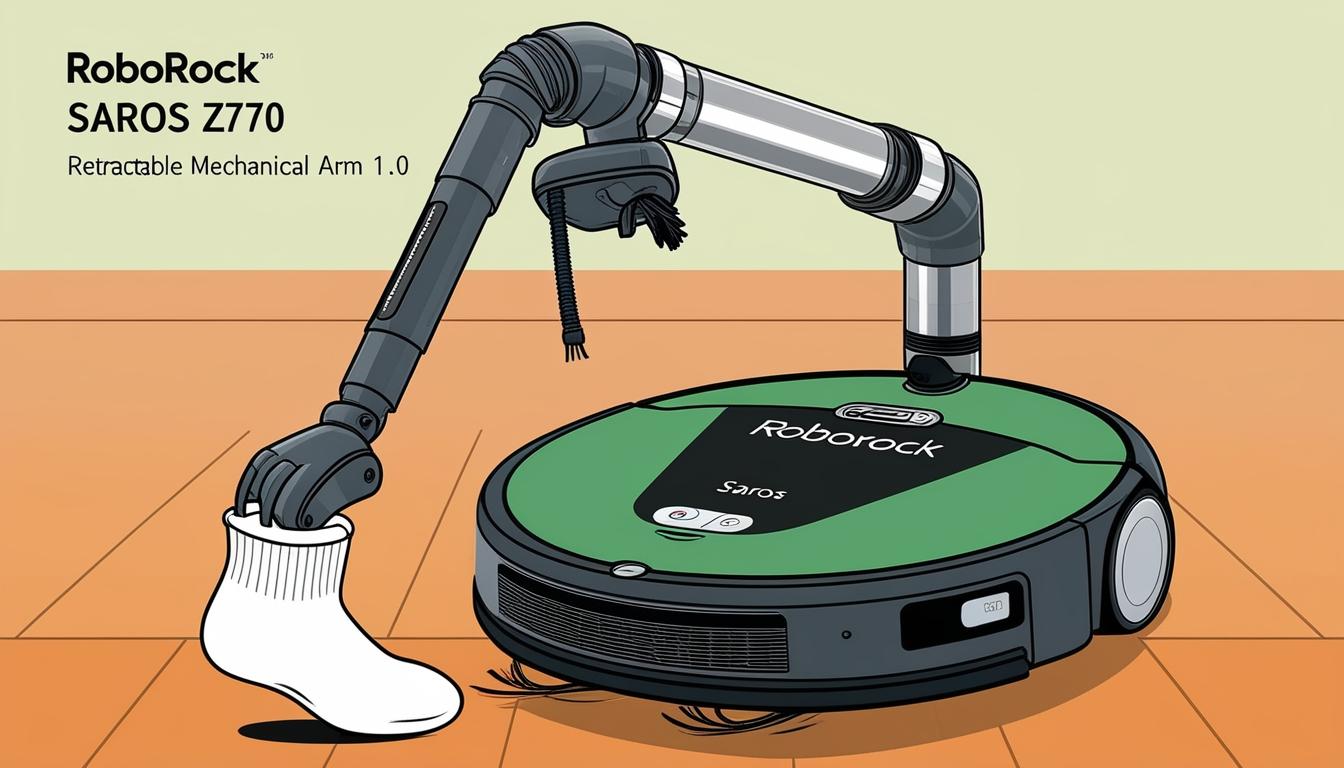 Roborock unveils Saros Z70 with innovative retractable arm at CES 2025