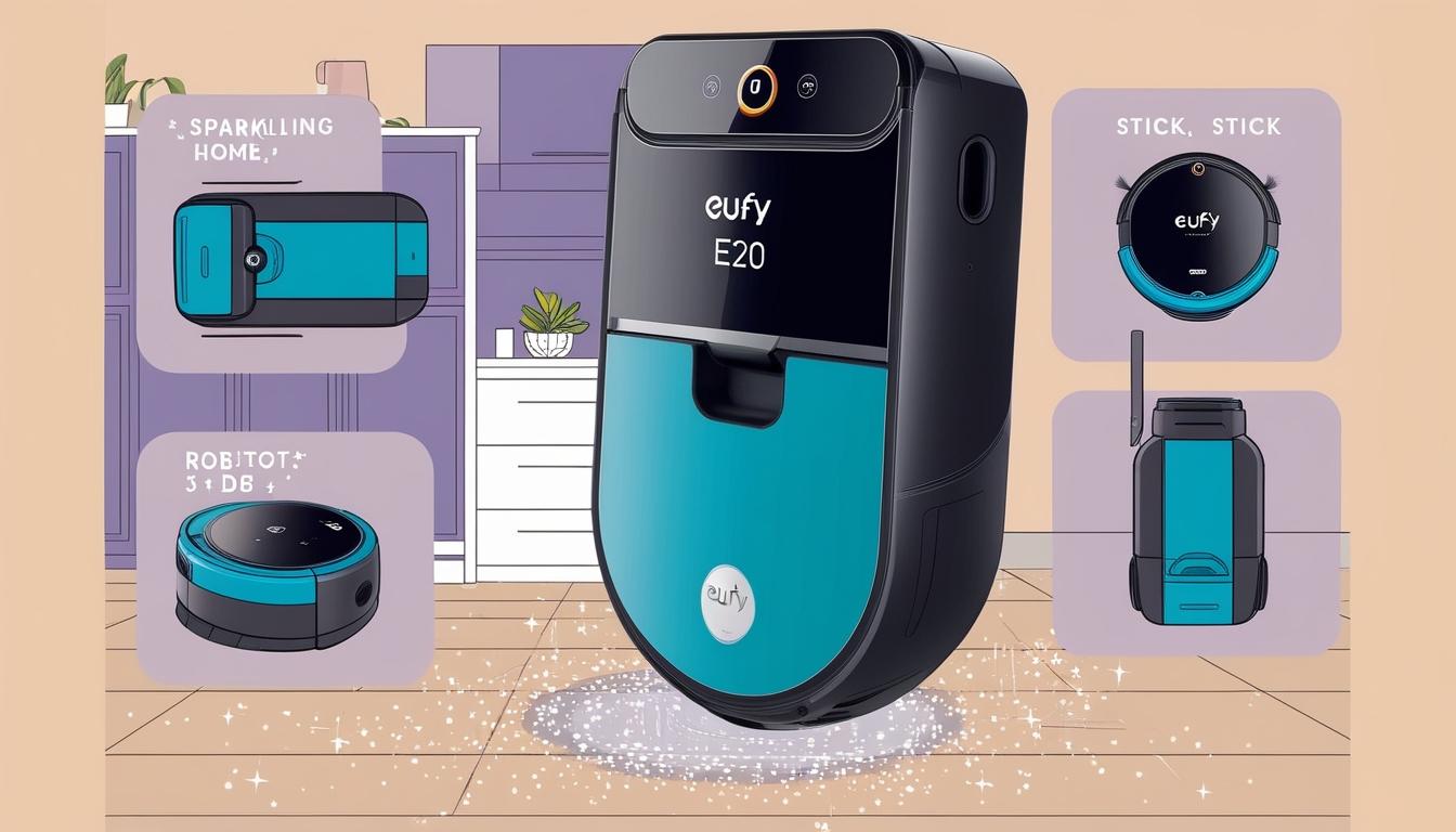 Eufy unveils innovative E20 vacuum cleaner at CES 2025